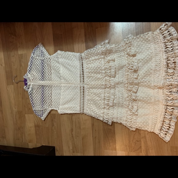 ☀️Romeo & Juliet Couture -Lace Mock Neck Dress - Picture 3 of 7